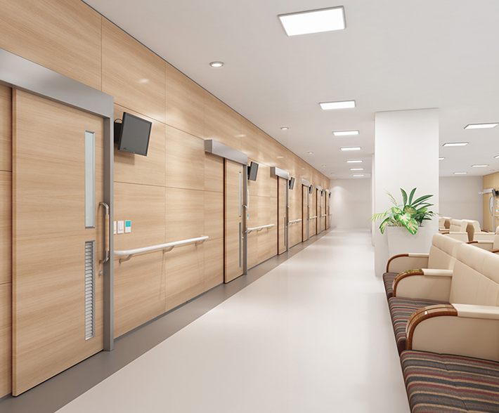 Automatiske skydedøre