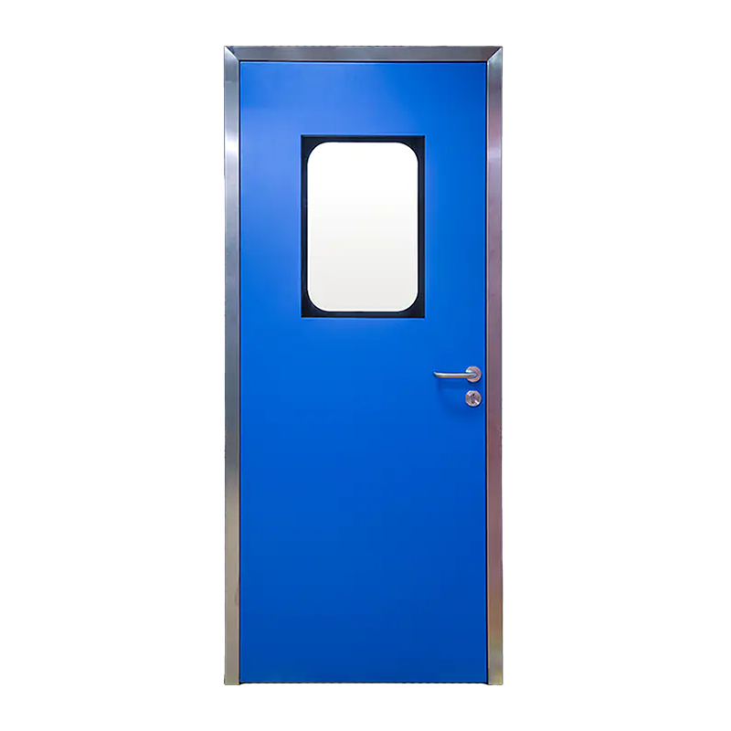 Ramme af rustfrit stål Ståldør