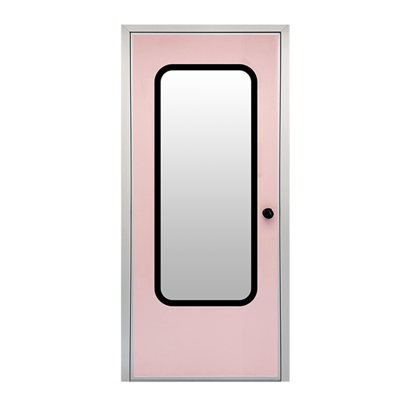 Aluminiumslegering omkranset ståldør